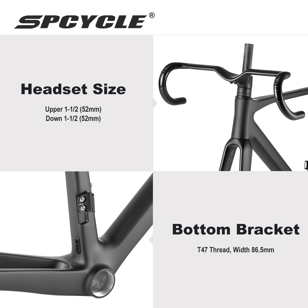 Spcycle 053D-SL Road Bike Carb - đánh giá và giá Carbon Fork Gravel Disc Brake