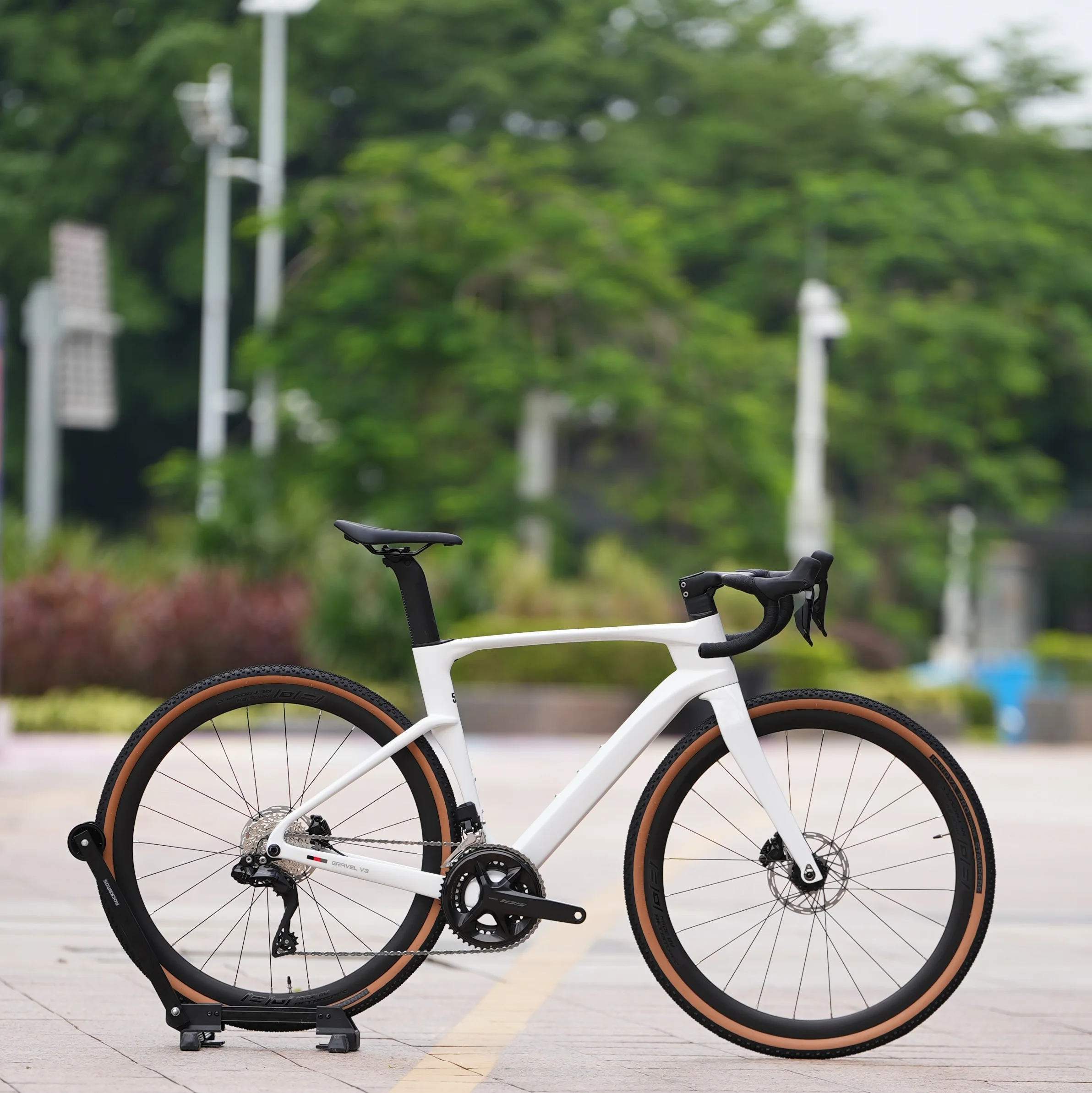 Xe đạp đường trường TWITTER Gr - đánh giá và giá Carbon Gravel Frame Disc Brake 700C