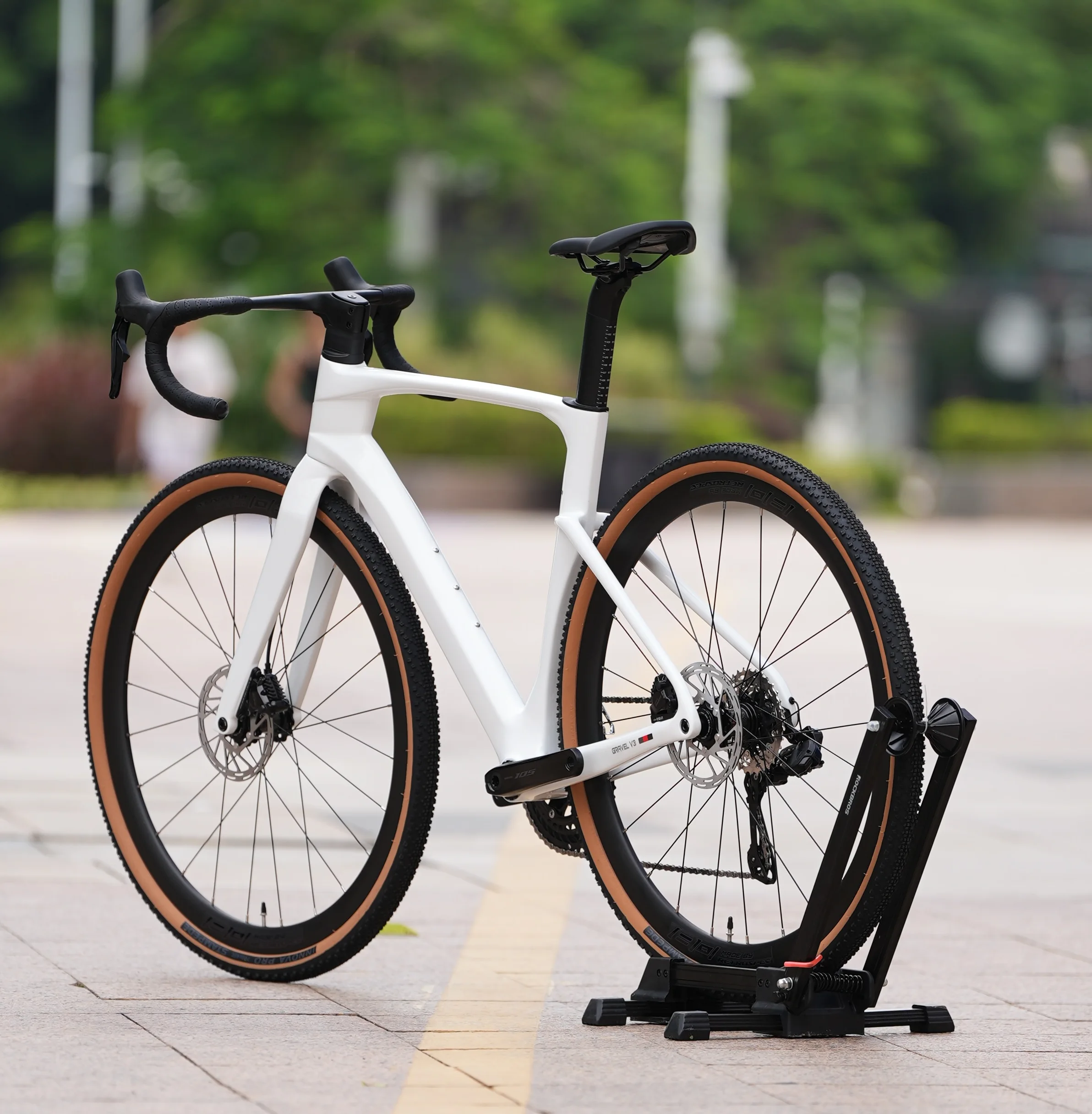 Xe đạp đường trường TWITTER Gr - đánh giá và giá Carbon Gravel Frame Disc Brake 700C