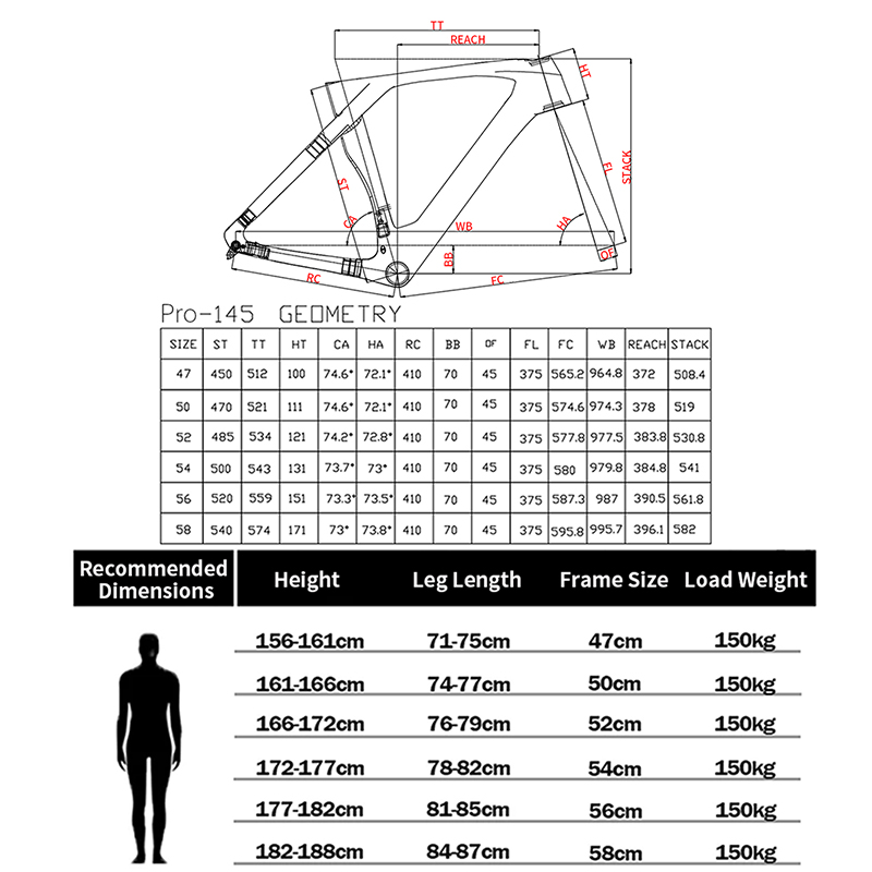 BXT Fully Hidden Carbon Disc R - đánh giá và giá Carbon Fiber Road Bike Frame Aero