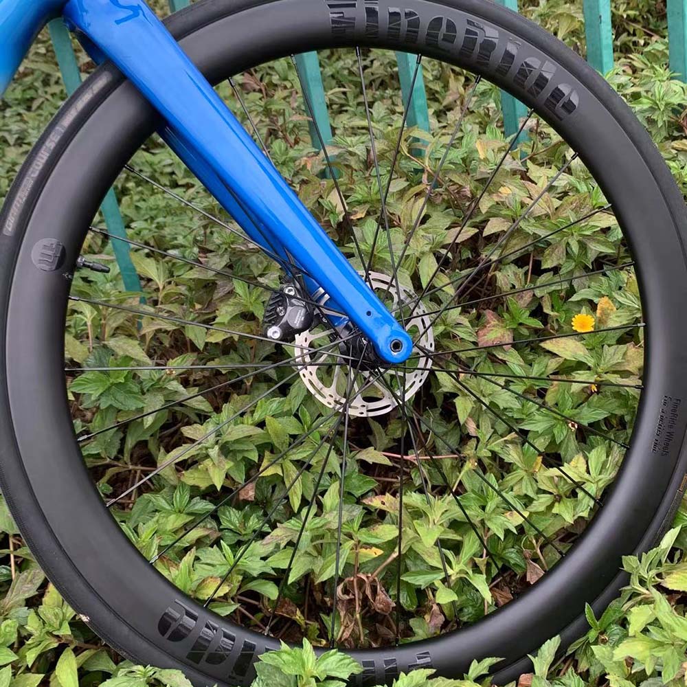 Bộ bánh xe đĩa phanh carbon 55 - đánh giá và giá Gravel Bike Wheelset Carbon 700C