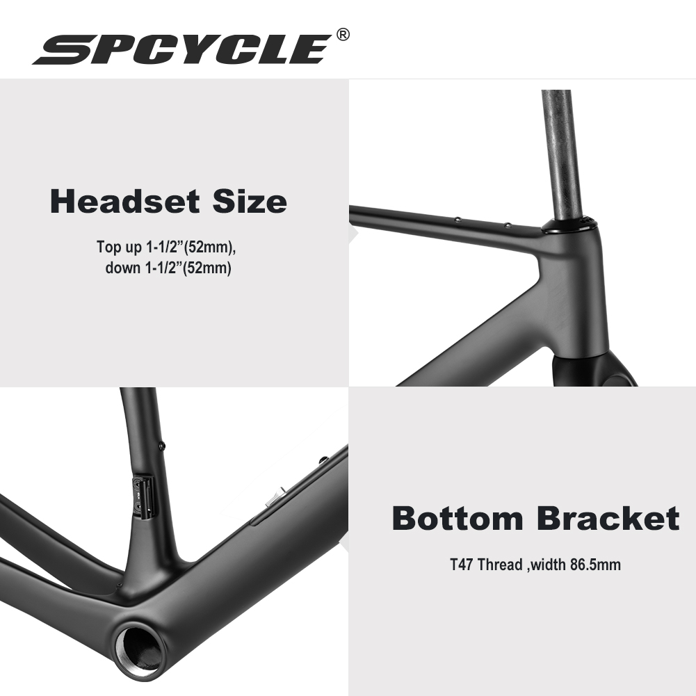Spcycle G026 Full Internal Cab - đánh giá và giá Carbon Fiber Road Bike Frame Aero