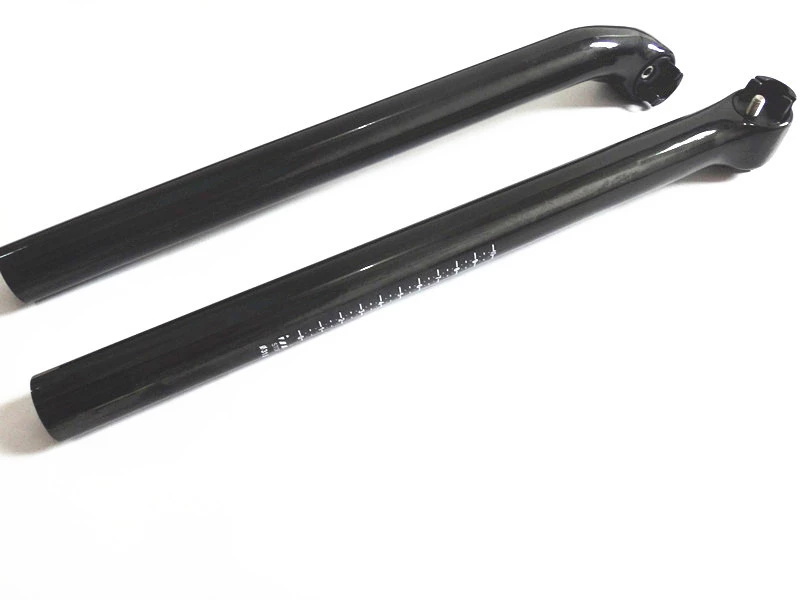 Mới Nhất Đen Logo Đường Núi Xe - đánh giá và giá Carbon Seatpost 27.2 31.6 Offset